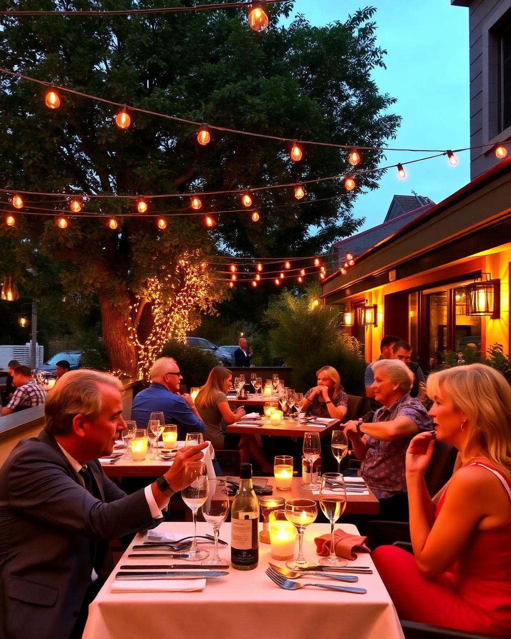 Outdoor dining